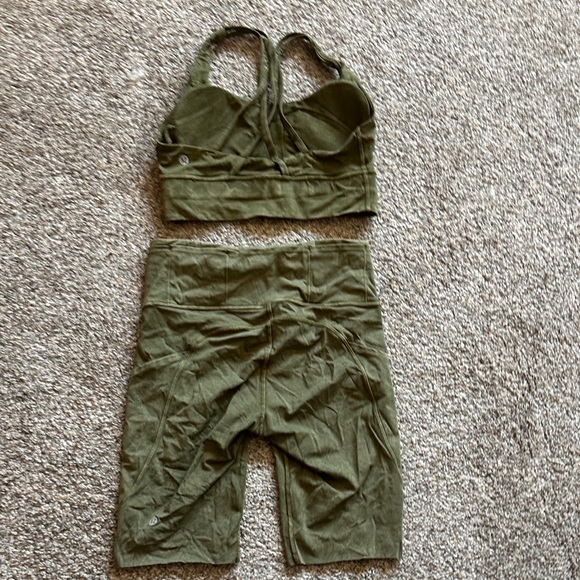 Lululemon Athletica Forest Green Activewear - Picture 3 of 5